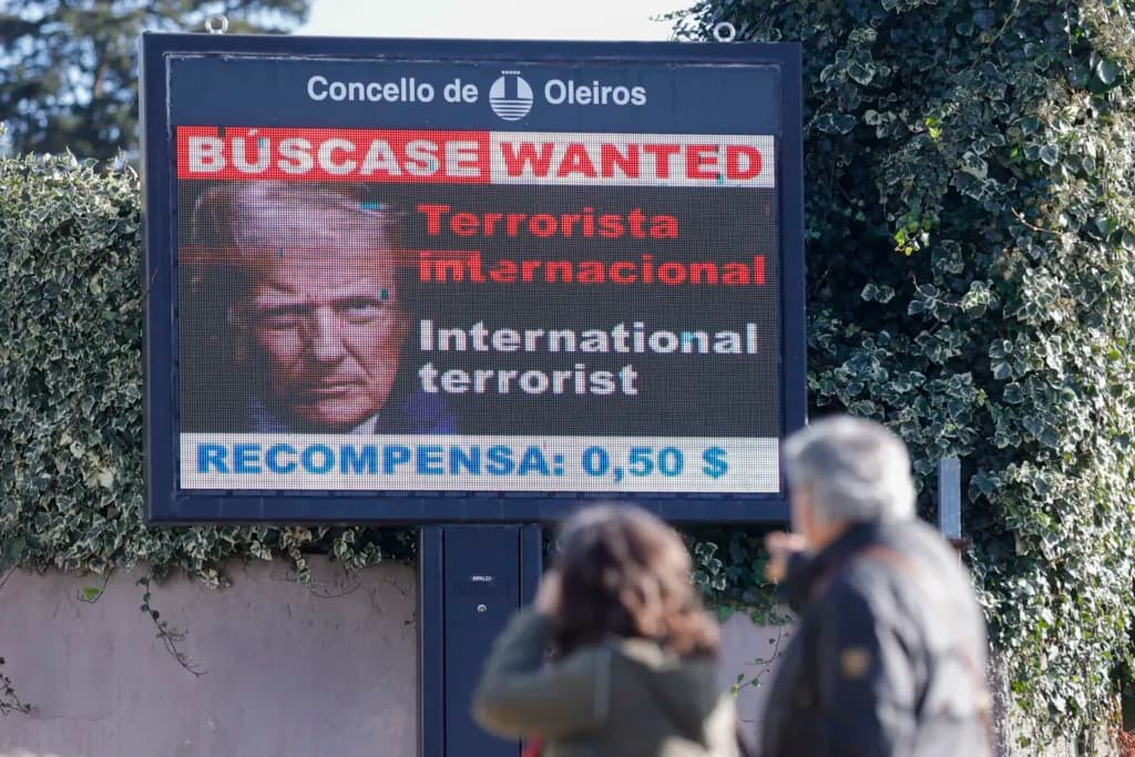 “Se busca”: pueblo anuncia recompensa por entregar a Trump