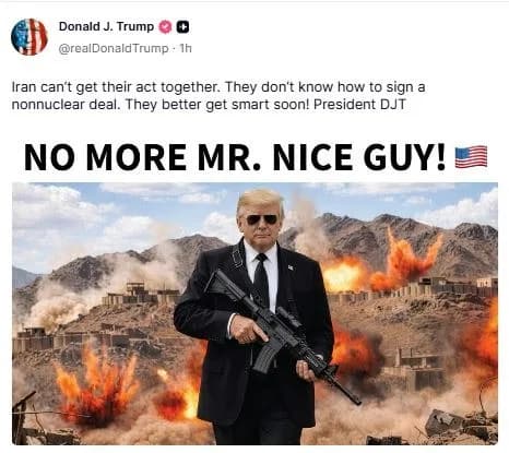 Trump a Irán