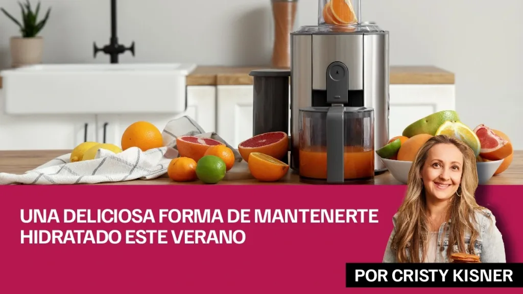 Una deliciosa forma de mantenerte hidratado este verano