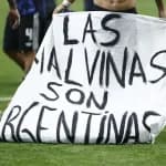 Reino Unido pide a FIFA castigo para Argentina por pancarta de Malvinas