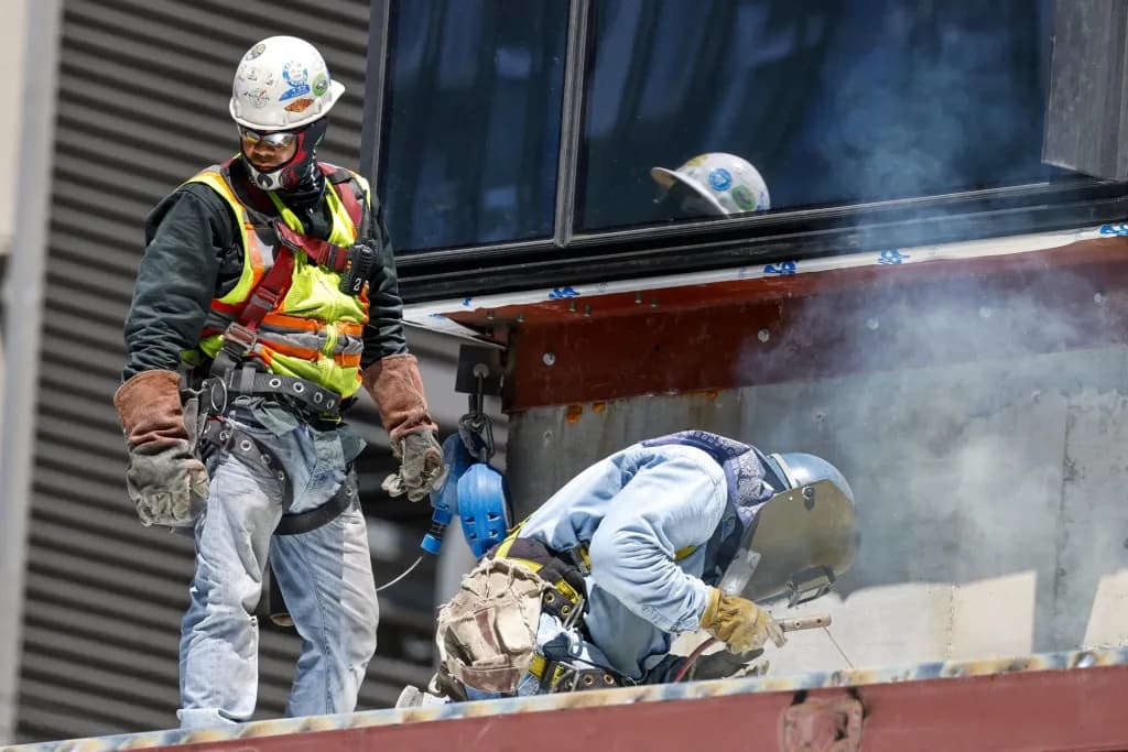 trabajadores de construcción en estados unidos