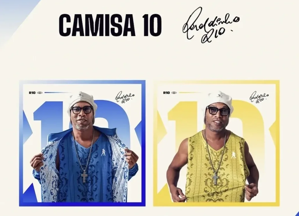 Ronaldinho lanza “Camisa 10”, su primer disco musical