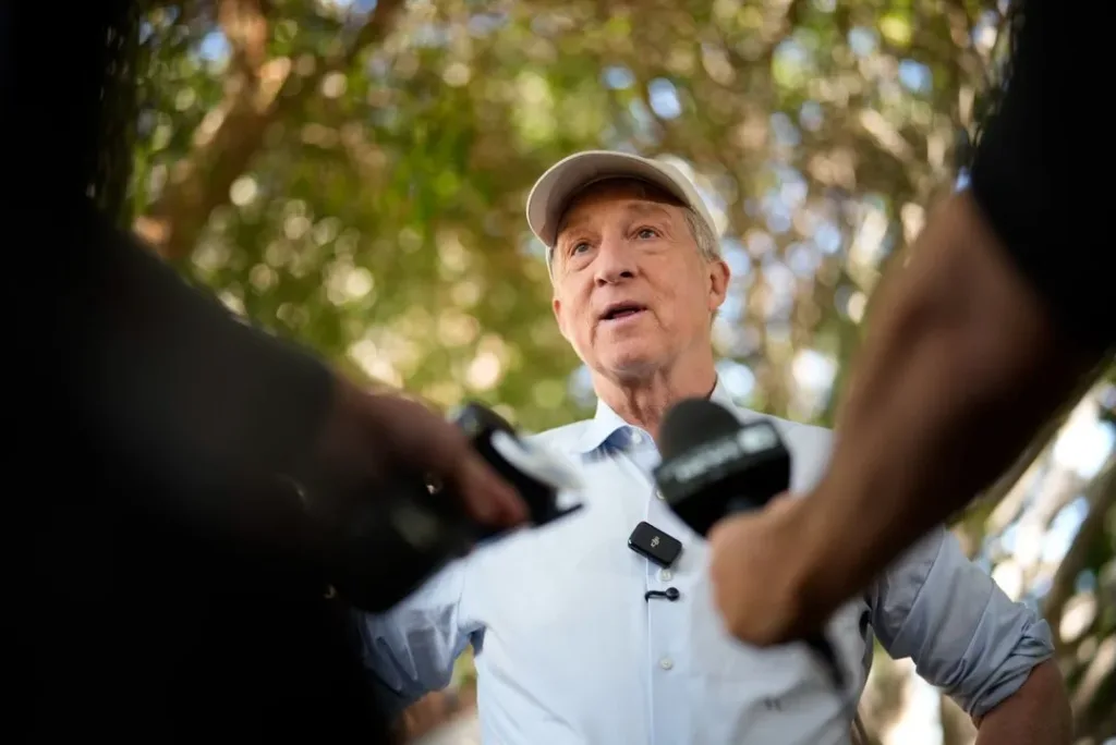 Steyer vs. Hilton: Se aprieta la pelea por el segundo lugar en California