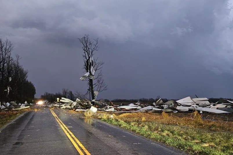 Ola de calor, lluvias y tornados