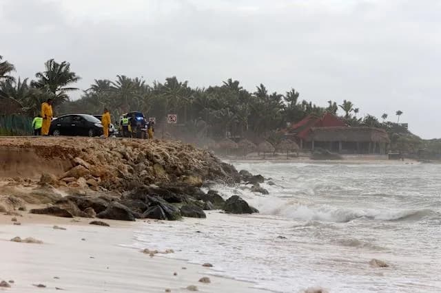 Tormenta tropical en Carolina del Norte