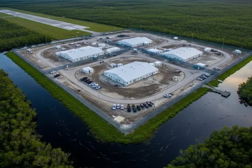 México critica la prisión Alligator Alcatraz: “Migrar no es delito”