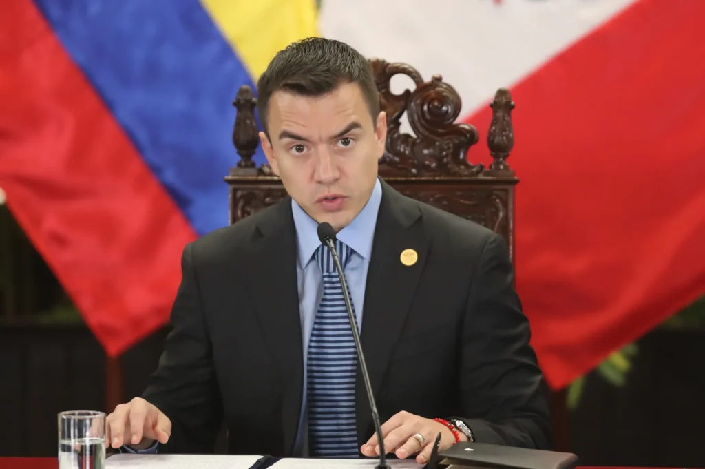 Ecuador podría aplicar castración química: esto propone Noboa