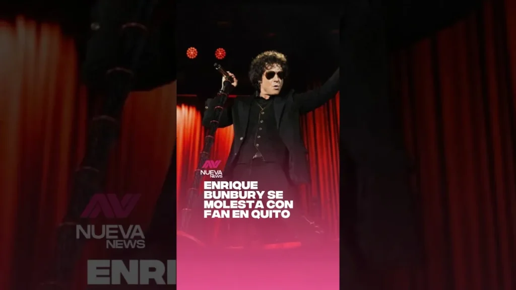 Enrique Bunbury pierde la paciencia con fans que graban en su concierto