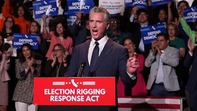 Redada de ICE en conferencia de Gavin Newsom