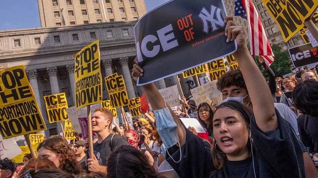 Protesta en Nueva York