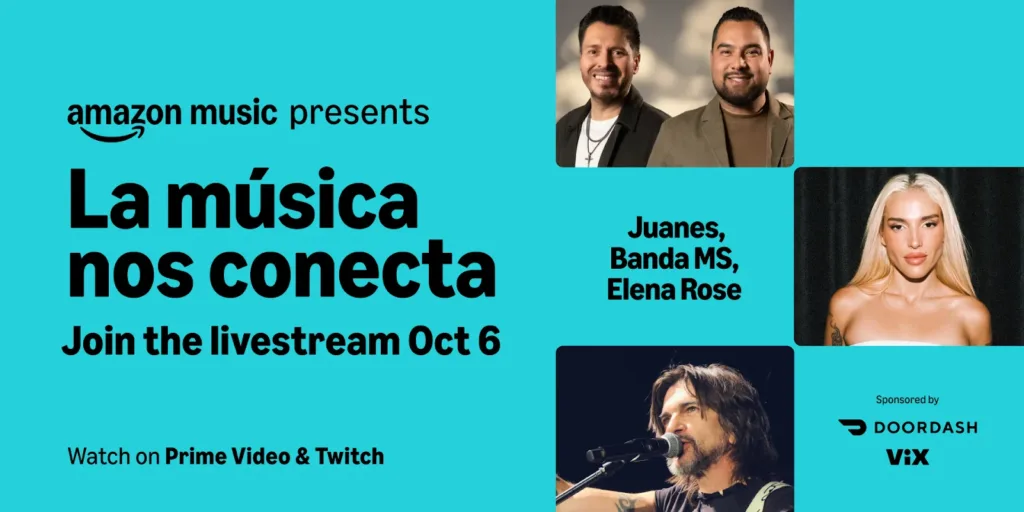 Regresa la esperada campaña de Amazon Music: “La música nos conecta”