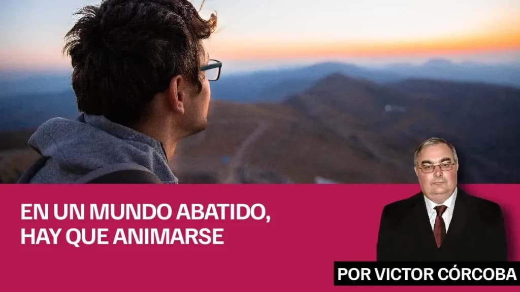 EN UN MUNDO ABATIDO, HAY QUE ANIMARSE