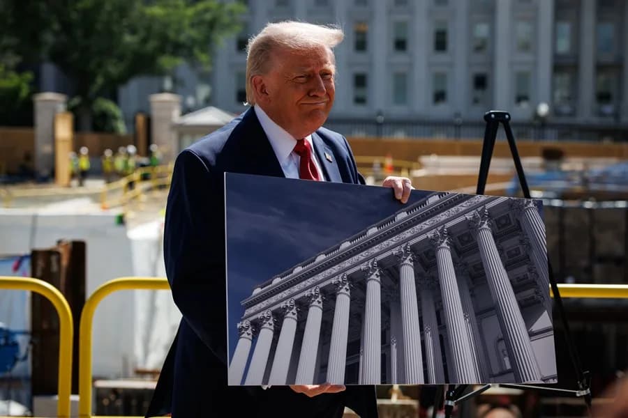 Trump ataca al Senado por bloquear fondos a su salón de baile