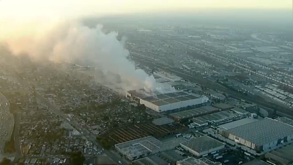 Incendio en Boyle Heights