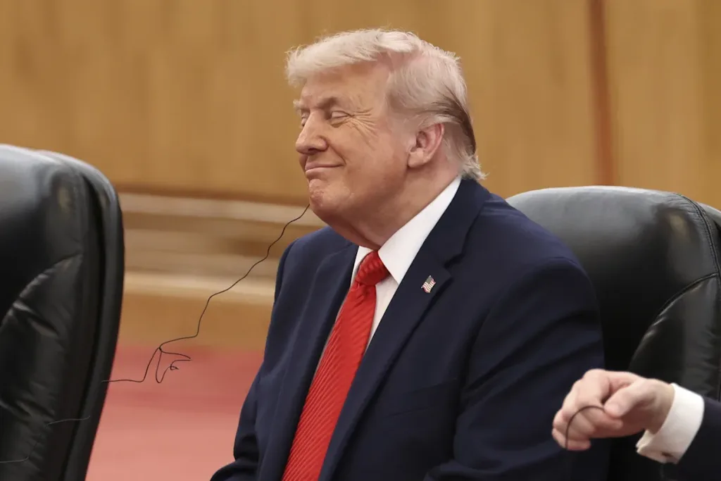 Trump y el republicano Bill Cassidy
