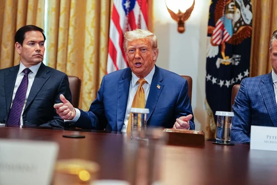 Así reaccionó Trump al ser preguntado por Epstein