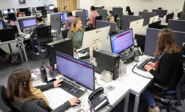 call centers' en EE.UU.