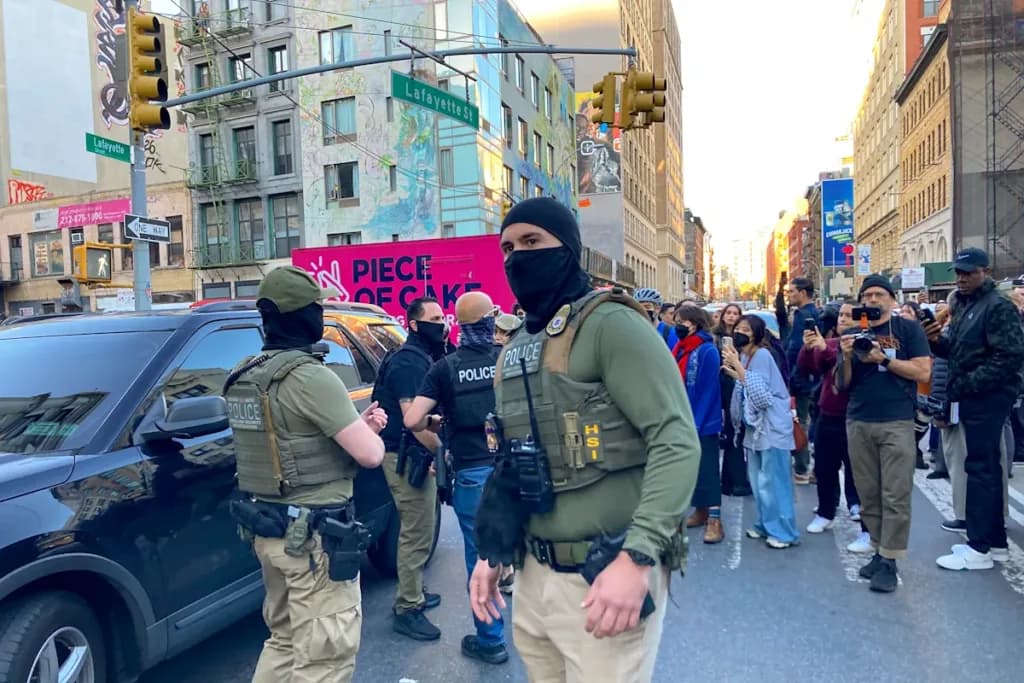Protestas en Canal Street tras redada de ICE; hay 14 detenidos