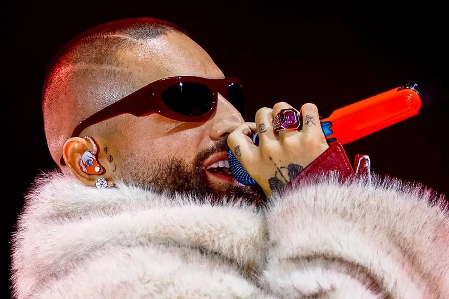 Maluma encendió NY con un concierto en el Empire State
