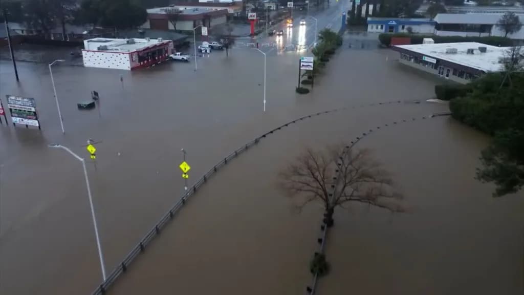Inundaciones en California: qué zonas están en riesgo