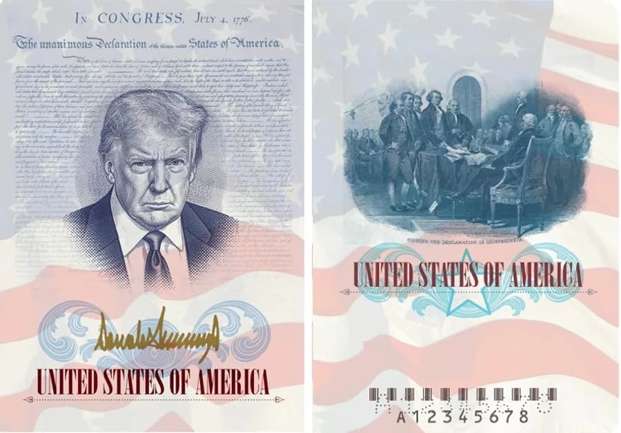 Trump será la cara del pasaporte