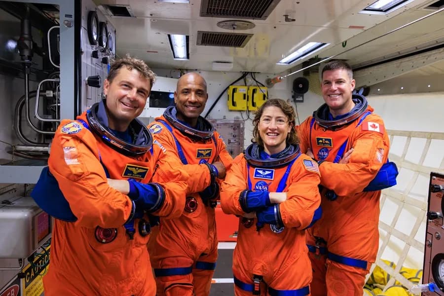 adiós de Artemis II antes de partir