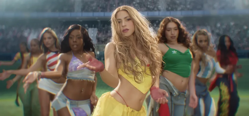 Shakira sorprende con la grabación del video musical de Dai Dai