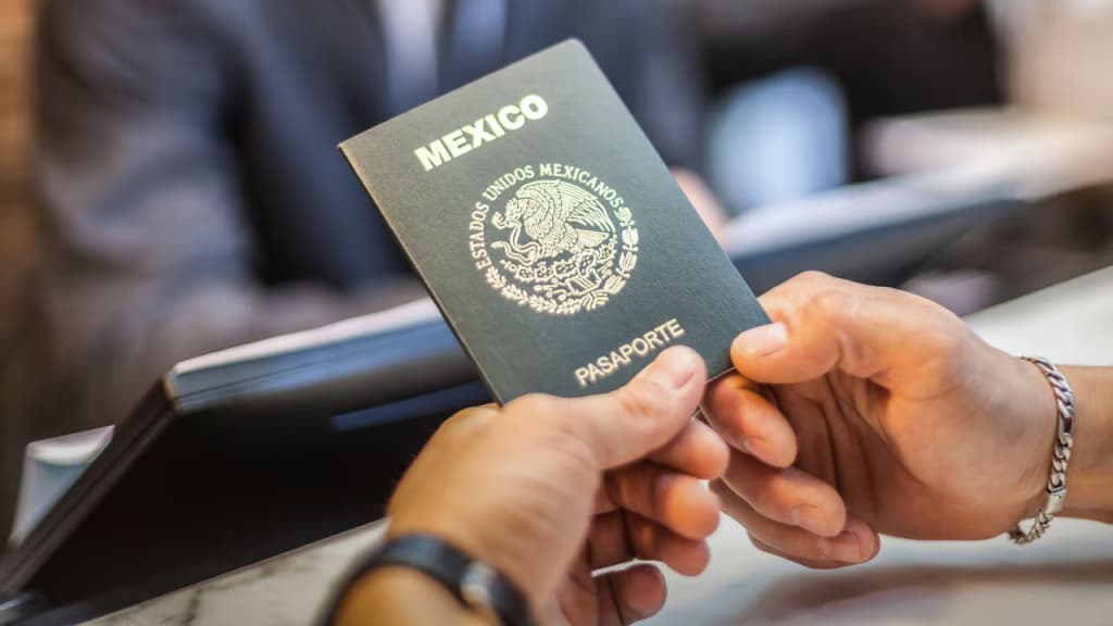 pasaporte mexicano en Texas