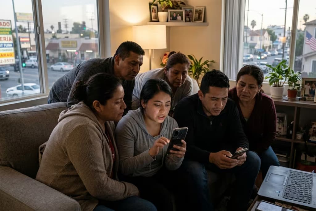 así alertan grupos de WhatsApp a los inmigrantes